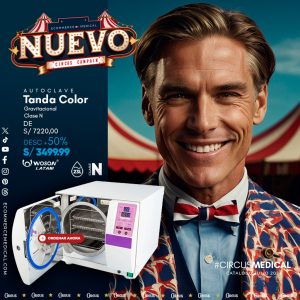 Woson Color Autoclave TANDA COLOR de Woson en Circus Medical — Perú Dentistry