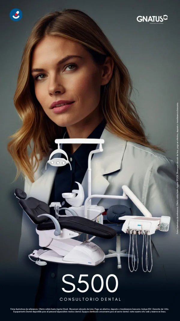 S500 GNATUS Consultorio Dental de Alta Gama cuero