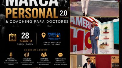 MARCA PERSONAL 2.0 & COACHING PARA DOCTORES DR.CAPPILLO 28 AGOST 2026 en LIMA — PERÚ